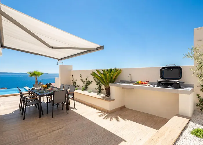 Maxime With Heated Pool Трогір